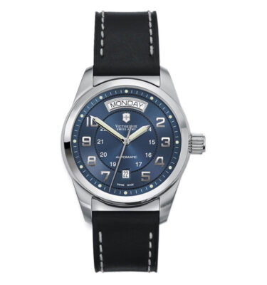 Victorinox Swiss Army – 241074 – Ambassador Day-Date, Blue Dial, Strap