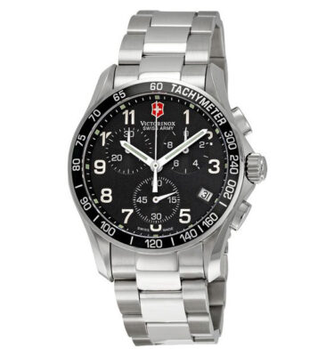 Victorinox Swiss Army – 241122 – Chrono Classic, Black Dial, Bracelet