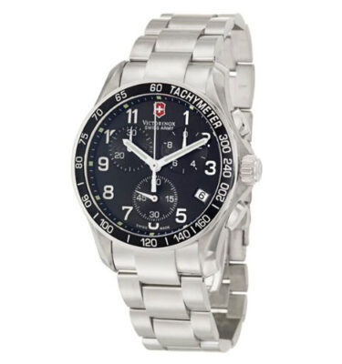 Victorinox Swiss Army – 241171 – Chrono Classic Titanium, Black Dial, Bracelet