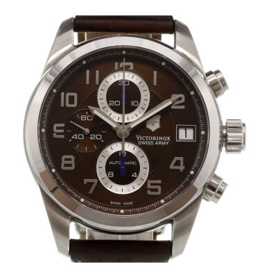 Victorinox Swiss Army – 241176 – Ambassador XL Chrono Limited Edition 2008, Brown Dial (750 made)