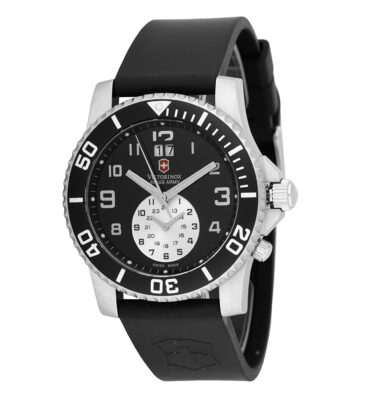 Victorinox Swiss Army – 241178 – Maverick II Dual Time GMT, Black Dial