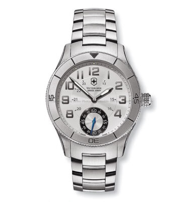 Victorinox Swiss Army – 241190 – Ambassador XL Clous De Paris Watch, Bracelet
