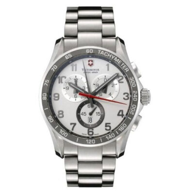 Victorinox Swiss Army – 241213 – Chrono Classic XLS 60/60 Chrono, White Dial, Bracelet