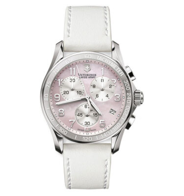 Victorinox Swiss Army – 241257 – Chrono Classic Lady, Pink MOP (Mother of Pearl) Dial