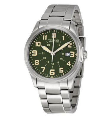 Victorinox Swiss Army – 241292 – Infantry Vintage, Green Dial, Bracelet