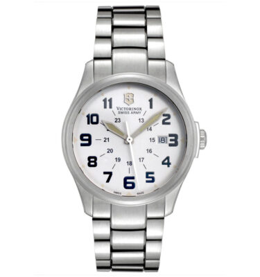 Victorinox Swiss Army – 241293 – Infantry Vintage Mid-Size, White Dial, Bracelet