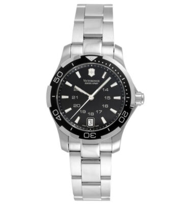 Victorinox Swiss Army – 241305 – Alliance Sport Small, Black Dial, Bracelet