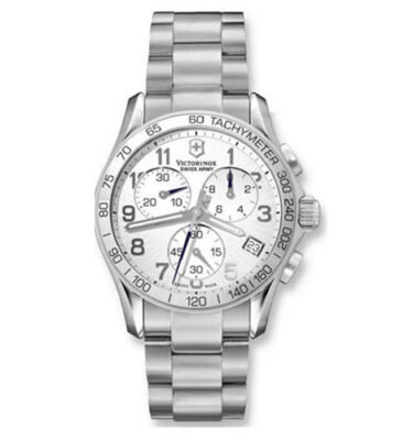 Victorinox Swiss Army – 241315 – Chrono Classic, Silver Dial, Bracelet