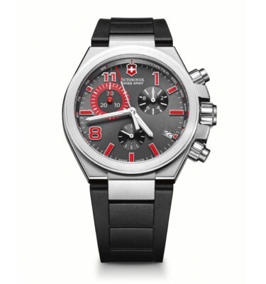 Victorinox Swiss Army – 241318 – Convoy Chrono, Grey Dial with Red Accents