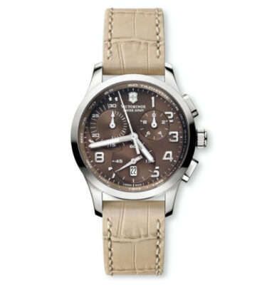 Victorinox Swiss Army – 241320 – Alliance Chrono Small, Brown Strap