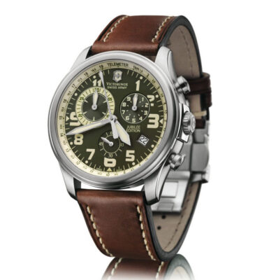 Victorinox Swiss Army – 241328 – Infantry Vintage Quartz Chrono – Jubilee Edition (2009) Green