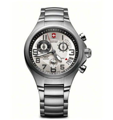 Victorinox Swiss Army – 241331 – Base Camp Chrono (Gen 2), Silver Dial, Bracelet