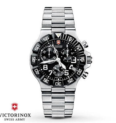 Victorinox Swiss Army – 241337 – Summit XLT Chrono, Black Dial, Bracelet