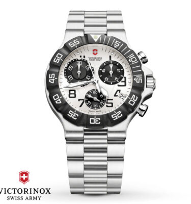 Victorinox Swiss Army – 241339 – Summit XLT Chrono, White Dial, Bracelet