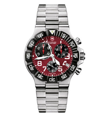 Victorinox Swiss Army – 241342 – Summit XLT Chrono, Red Dial, Bracelet