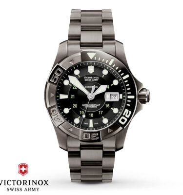 Victorinox Swiss Army – 241356 – Dive Master 500 Mechanical (v.1), Black, Bracelet