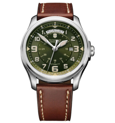Victorinox Swiss Army – 241396 – Infantry Vintage Mechanical, Day-Date, Green Dial