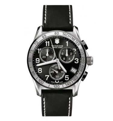 Victorinox Swiss Army – 241404 – Chrono Classic, Black Dial, Silver Bezel
