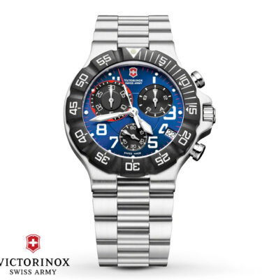 Victorinox Swiss Army – 241407 – Summit XLT Chrono, Blue Dial, Bracelet