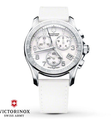Victorinox Swiss Army – 241418 – Chrono Classic Lady, White MOP (Mother of Pearl) Dial