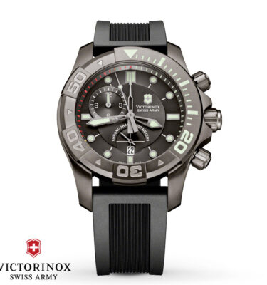 Victorinox Swiss Army – 241421 – Dive Master 500 – 60/60 Quartz Chronograph, Black, Strap