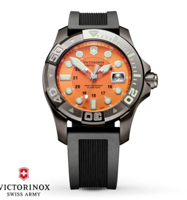 Victorinox Swiss Army – 241428 – Dive Master 500, Orange, Quartz, Strap