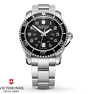 Victorinox Swiss Army – 241436 – Maverick GS, Black Dial, Bracelet