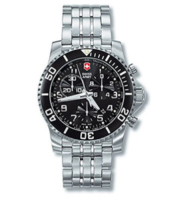Victorinox Swiss Army – 24144 – Maverick II Chrono, Black Dial, Bracelet