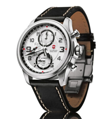 Victorinox Swiss Army – 241449 – Infantry Vintage Mechanical Chrono Telemeter, White Dial