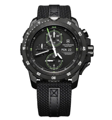 Victorinox Swiss Army – 241527 – Alpnach Mechanical Chronograph, Black, Strap