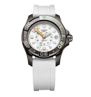 Victorinox Swiss Army – 241556 – Dive Master 500 Mid-Size, White Dial