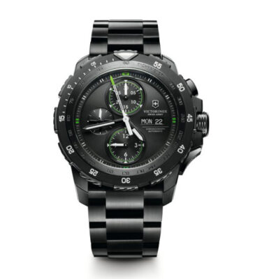 Victorinox Swiss Army – 241572 – Alpnach Mechanical Chrono, Black, Bracelet