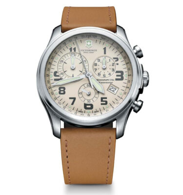 Victorinox Swiss Army – 241579 – Infantry Vintage Quartz Chrono, Cream Dial