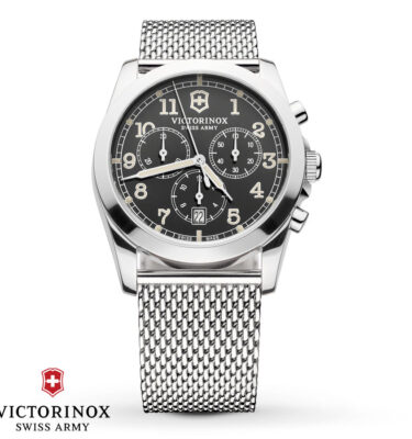 Victorinox Swiss Army – 241589 – Infantry Chrono, Dark Grey Dial, Mesh Bracelet