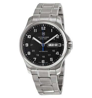 Victorinox Swiss Army – 241591 – Officer’s Day/Date Mechanical Dark Grey, Bracelet