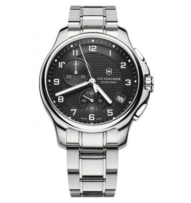 Victorinox Swiss Army – 241592 – Officer’s Chrono Dark Grey, Bracelet