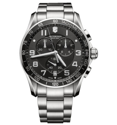 Victorinox Swiss Army – 241650 – Chrono Classic XLS, Black Dial, , Bracelet