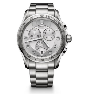 Victorinox Swiss Army – 241654 – Chrono Classic XLS Silver, Bracelet