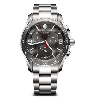 Victorinox Swiss Army – 241656 – Chrono Classic “Surfboard”, PVD, Dark Grey, Bracelet