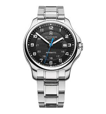 Victorinox Swiss Army – 241671 – Officer’s Mechanical, Dark Grey, Bracelet