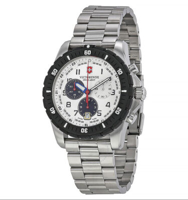 Victorinox Swiss Army – 241681 – Maverick Sport Chrono, Silver White, Bracelet