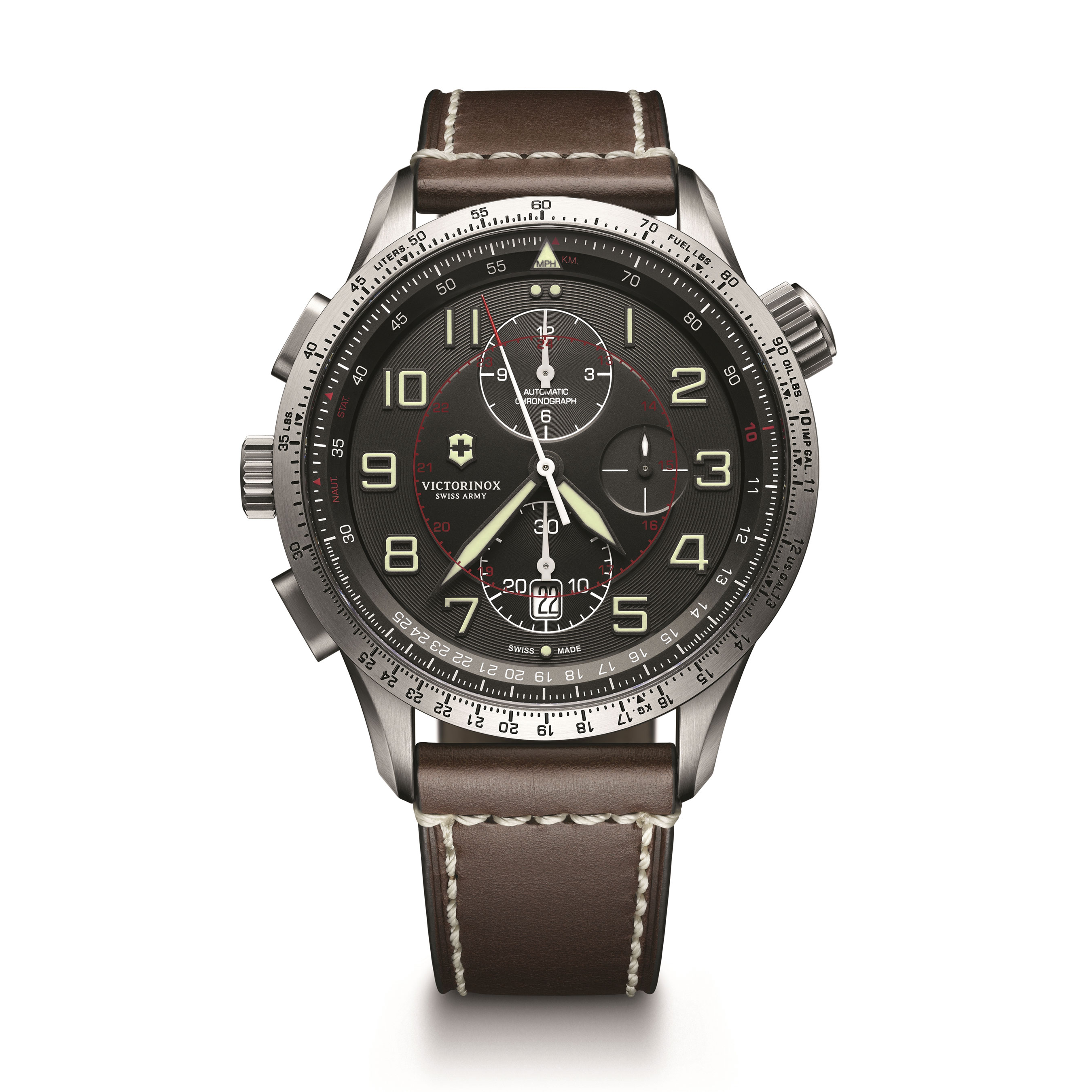 Victorinox Swiss Army – 241710 – Airboss Mach 9 Chronograph, Strap