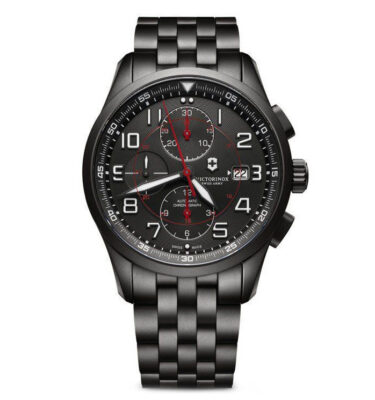 Victorinox Swiss Army – 241741 – Airboss Mechanical Chronograph Black Edition, Bracelet