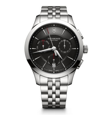 Victorinox Swiss Army – 241745 – Alliance Chrono, Black Dial, Bracelet