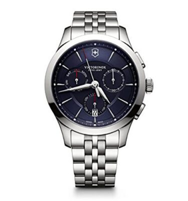 Victorinox Swiss Army – 241746 – Alliance Chrono, Blue Dial, Bracelet