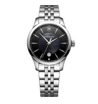 Victorinox Swiss Army – 241751 – Alliance Small, Black Dial, Bracelet