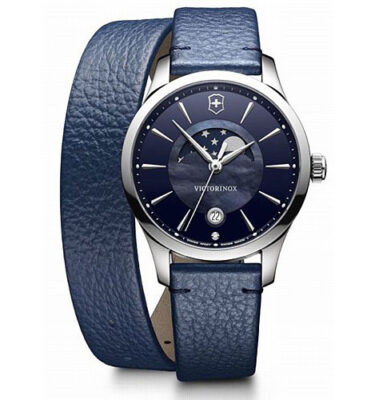 Victorinox Swiss Army – 241755 – Alliance Small, Moon Phase, Blue Strap
