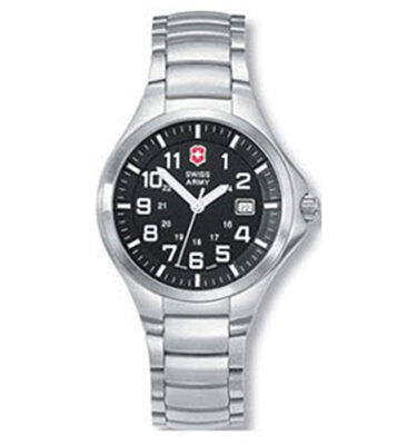 Victorinox Swiss Army – 24179 – Base Camp Small, Black Dial, Bracelet