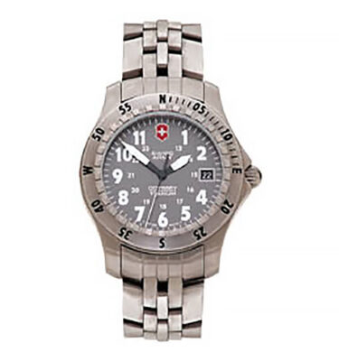 Victorinox Swiss Army – 24317 – Odyssey Titanium Solar Compass, Grey Dial, Bracelet