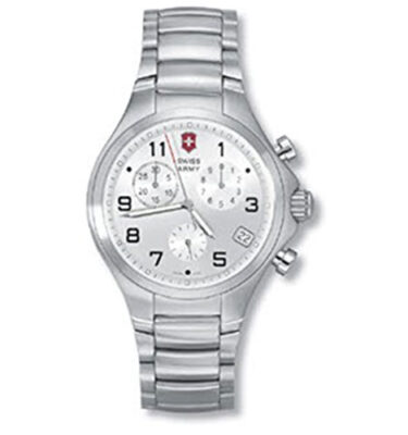 Victorinox Swiss Army – 24331 – Base Camp Chrono (Gen 1), Silver Dial, Bracelet